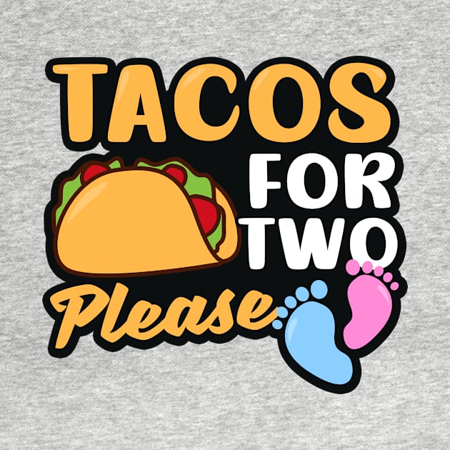 Pregnancy Announcement Shirt | Tacos For Two Please by Gawkclothing